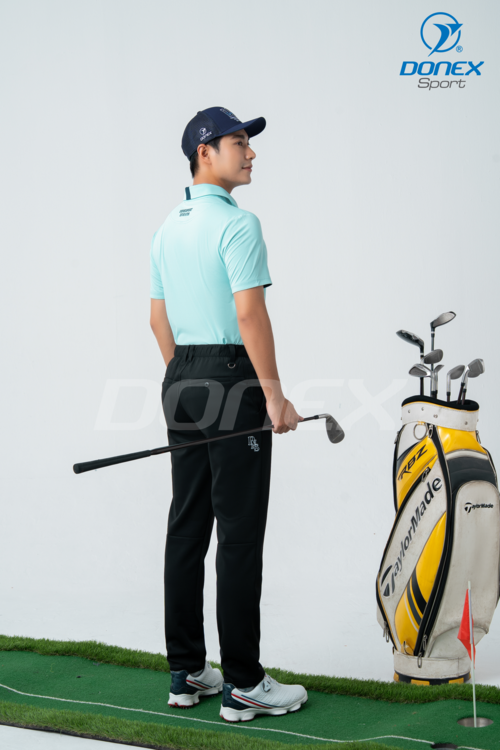 Áo thể thao nam MC-9146 xanh ngọc phối navy